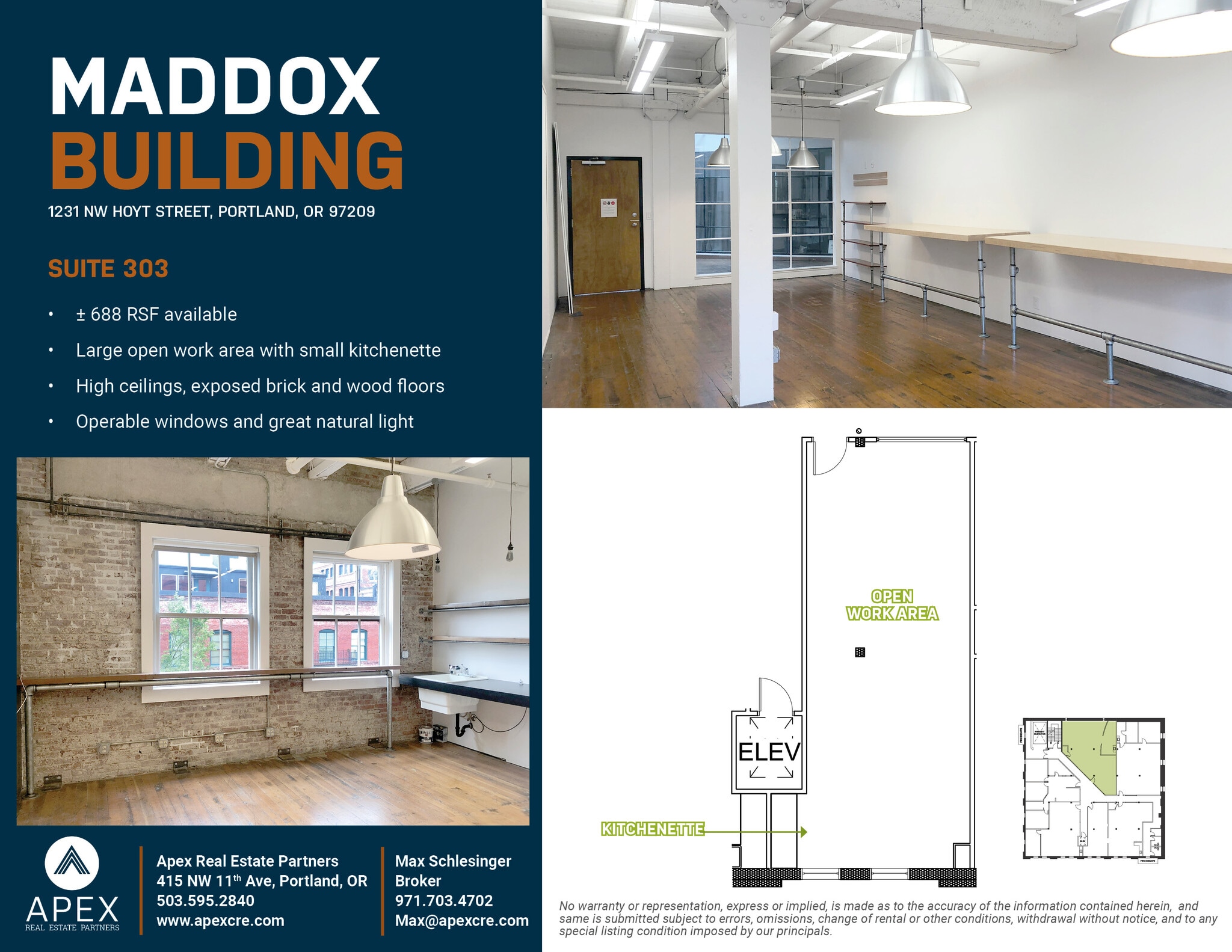 1231 NW Hoyt St, Portland, OR for lease Floor Plan- Image 1 of 1