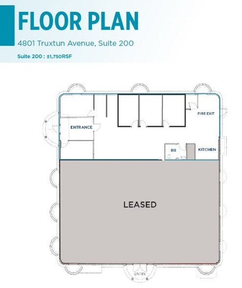 4801 Truxtun Ave, Bakersfield, CA à louer - Photo du bâtiment - Image 2 de 3