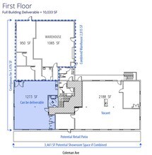 1180 Coleman Ave, San Jose, CA for lease Floor Plan- Image 1 of 1