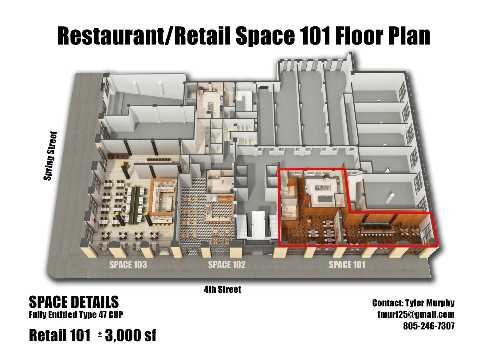 354 S Spring St, Los Angeles, CA for lease Floor Plan- Image 1 of 1