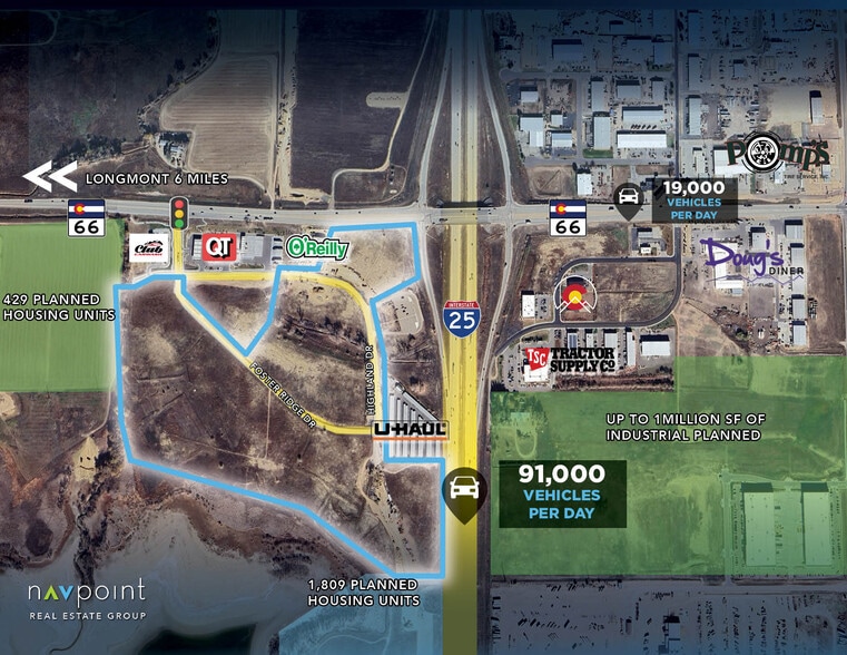 SWQ of 66 and I-25 hwy, Mead, CO for sale - Primary Photo - Image 1 of 1