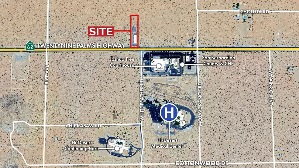 63532 29 Palms Hwy, Joshua Tree, CA à vendre - Photo du bâtiment - Image 3 de 5