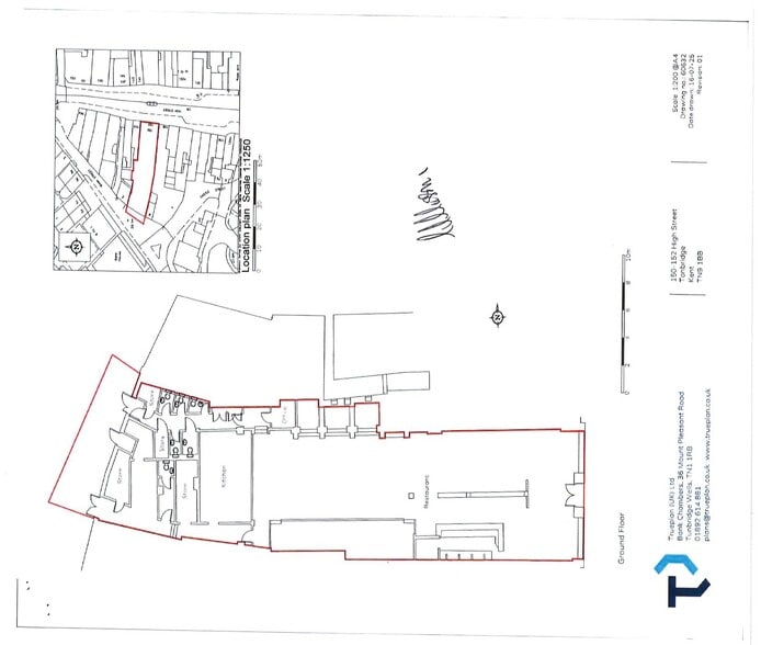 150-152 High St, Tonbridge for sale - Floor Plan - Image 2 of 5