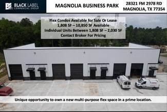 Plus de détails pour Magnolia Business Park – Flex à vendre, Magnolia, TX