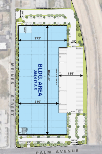 NWC Meines St & Palm Ave, Highland, CA à vendre - Plan d’étage - Image 2 de 4