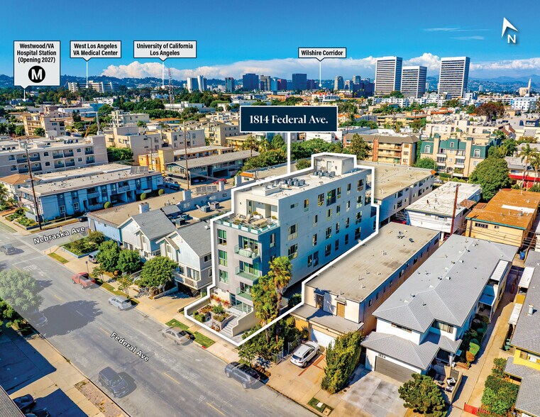 1814 Federal Ave, Los Angeles, CA à vendre - Aérien - Image 3 de 17