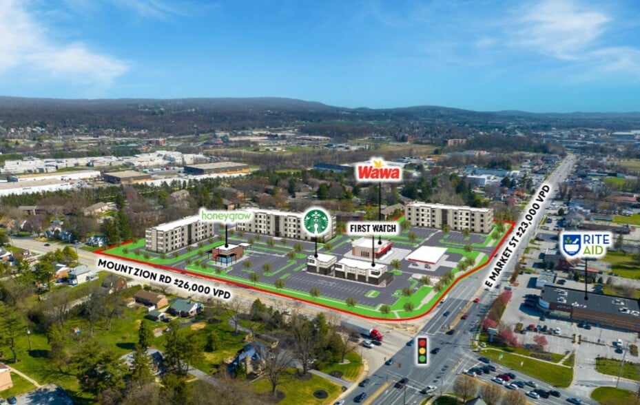 3319 E Market St, York, PA à vendre - Photo du bâtiment - Image 1 de 2