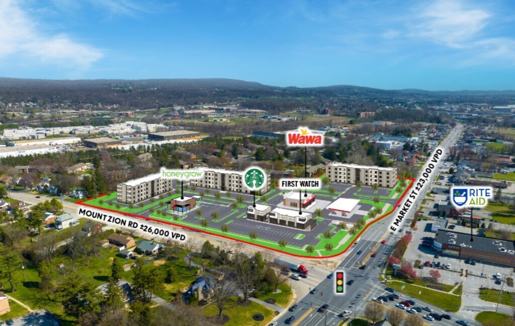 3319 E Market St, York, PA à vendre Photo du bâtiment- Image 1 de 3