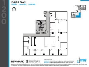 1200 Concord Ave, Concord, CA for lease Floor Plan- Image 1 of 1