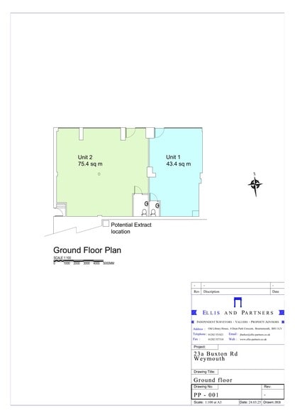 23A Buxton Rd, Weymouth à louer - Plan d’étage - Image 2 de 2