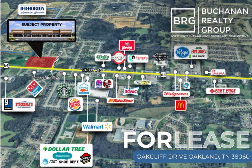 Highway 64, Oakland, TN à louer - Photo du bâtiment - Image 3 de 7