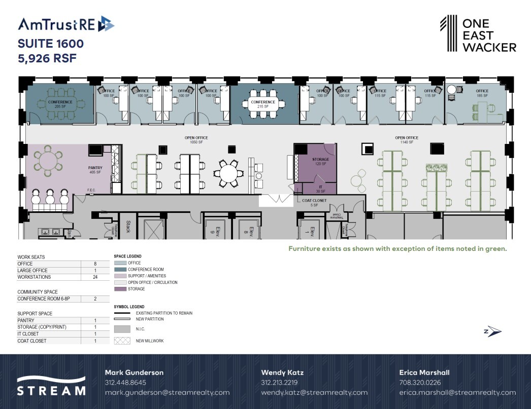 1 E Wacker Dr, Chicago, IL for lease Floor Plan- Image 1 of 1