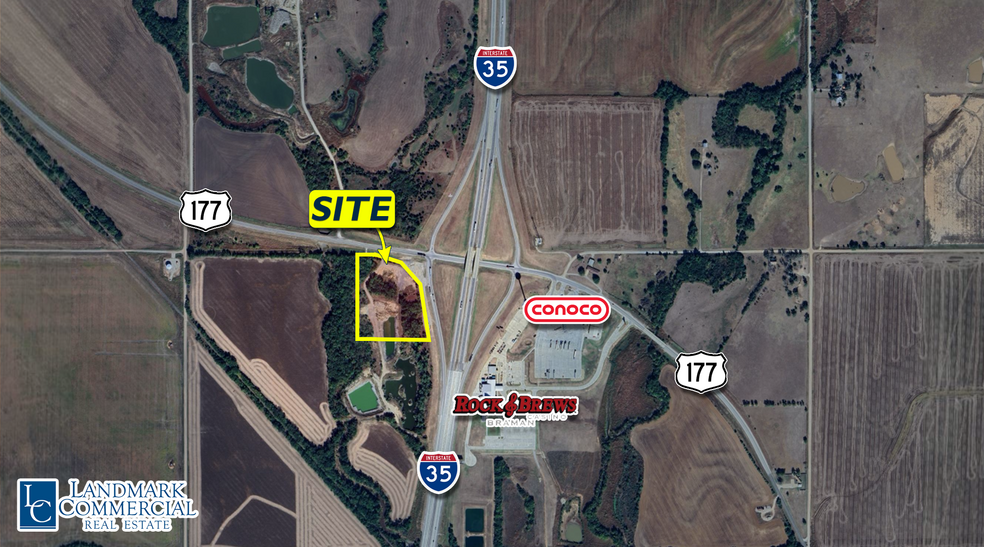 SWC OF I-35 & 177 hwy, Braman, OK for sale - Building Photo - Image 2 of 4