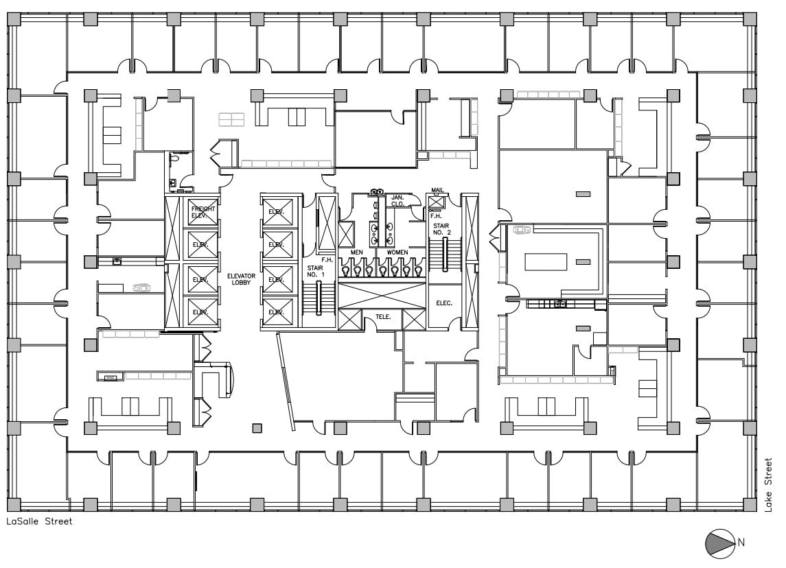 180 N LaSalle St, Chicago, IL for lease Floor Plan- Image 1 of 1