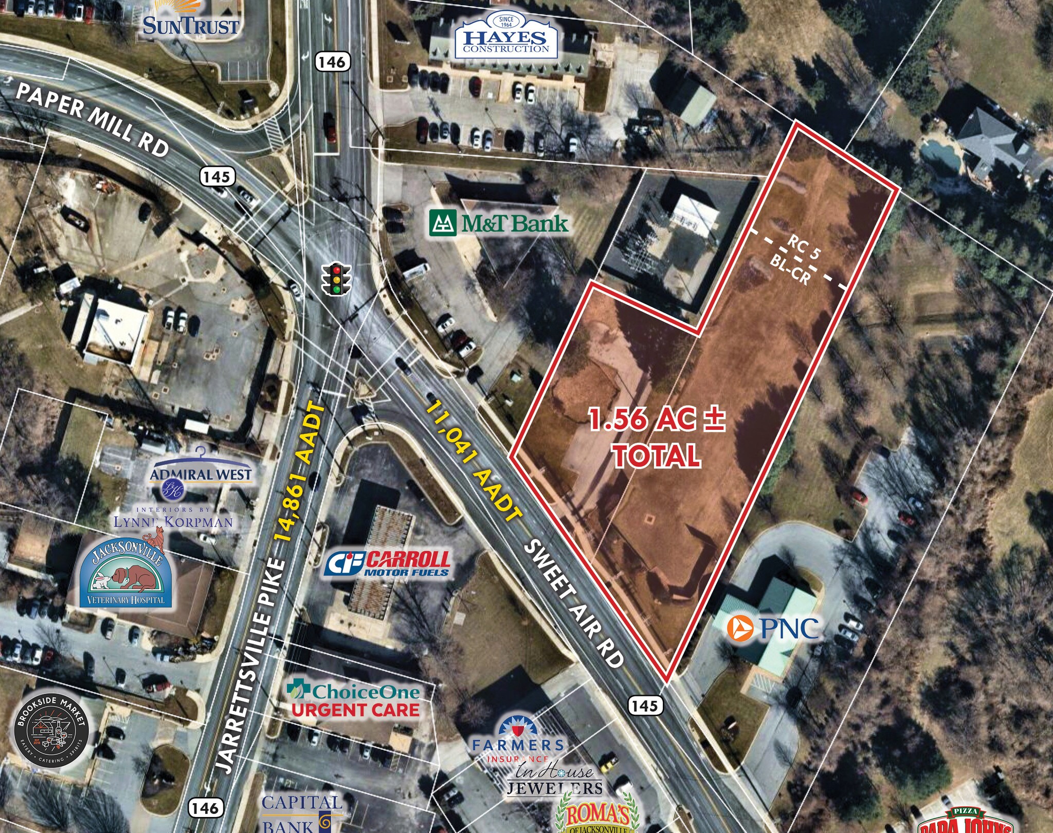 3410-3418 Sweet Air Rd, Phoenix, MD à vendre Photo du bâtiment- Image 1 de 3