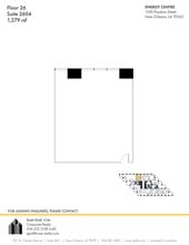 1100 Poydras St, New Orleans, LA for lease Site Plan- Image 1 of 1