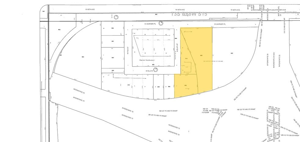 400 W 48th Ave, Denver, CO à louer - Plan cadastral - Image 2 de 48