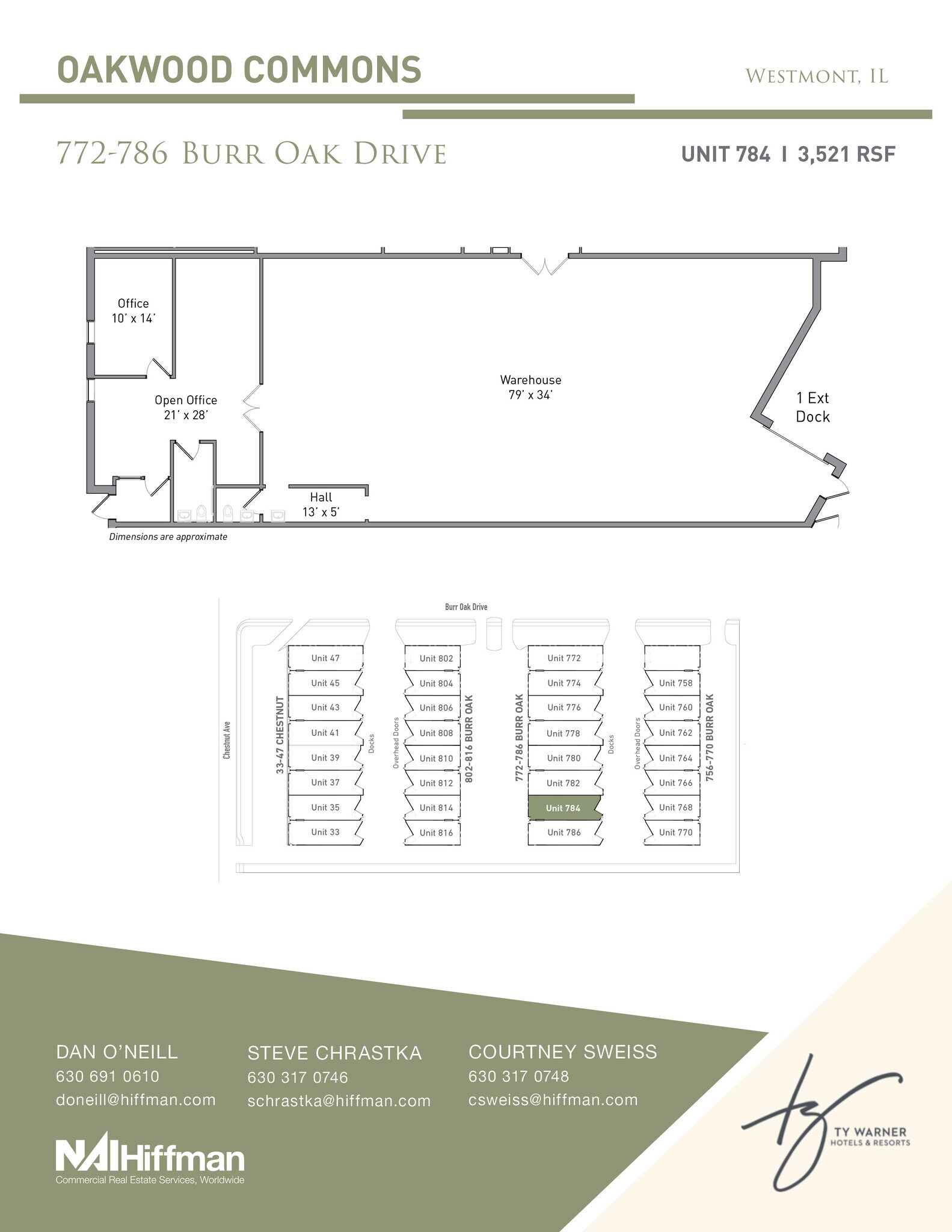 756-816 Burr Oak Dr, Westmont, IL for lease Floor Plan- Image 1 of 1