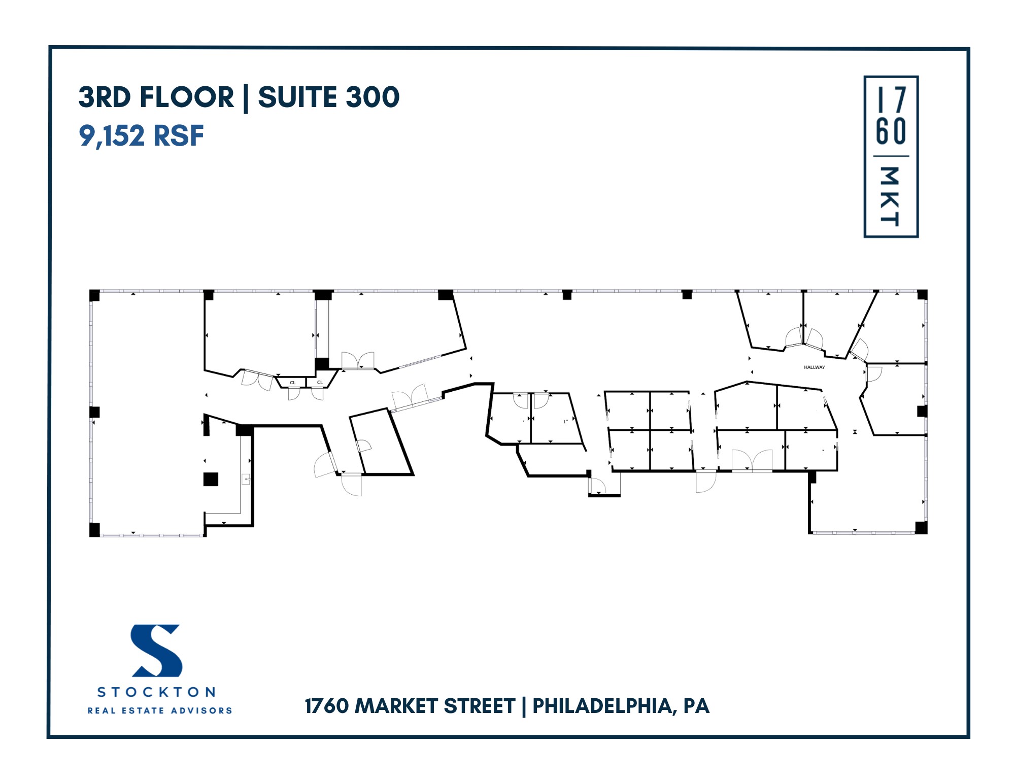 1760 Market St, Philadelphia, PA for lease Floor Plan- Image 1 of 8