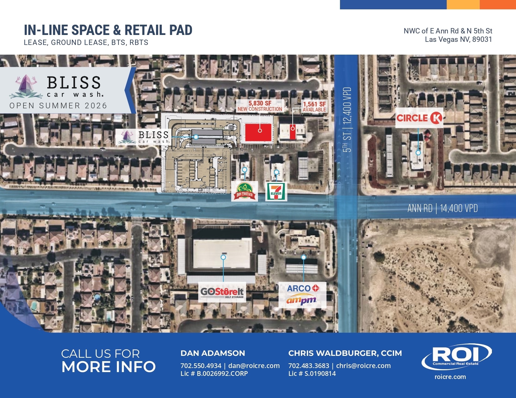 Ann Road & 5th Street, Las Vegas, NV for lease Primary Photo- Image 1 of 9