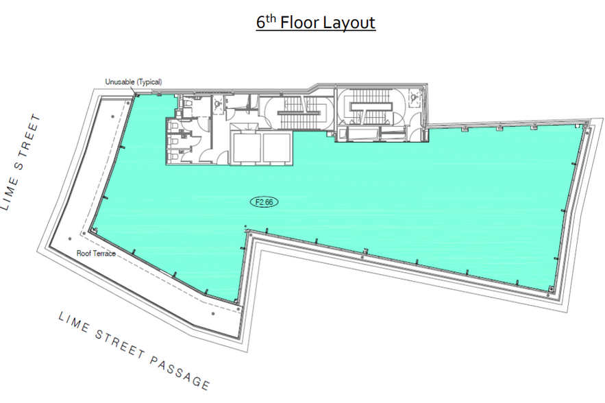 21 Lime St, London for lease - Floor Plan - Image 3 of 3