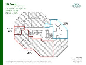 2250 E 73rd St, Tulsa, OK à louer Plan d’étage- Image 1 de 1