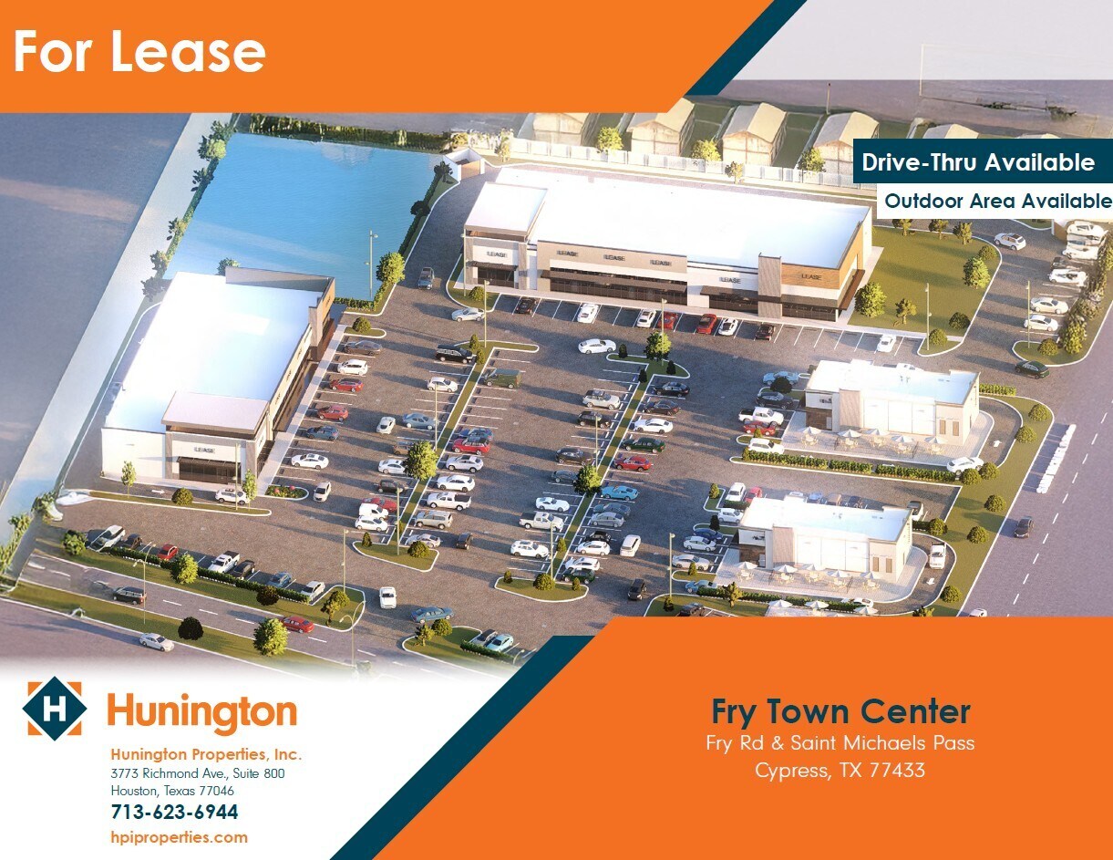 Fry Rd & Saint Michaels Pass, Cypress, TX for lease Building Photo- Image 1 of 2