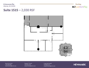 6 Concourse Pky NE, Atlanta, GA for lease Floor Plan- Image 1 of 1
