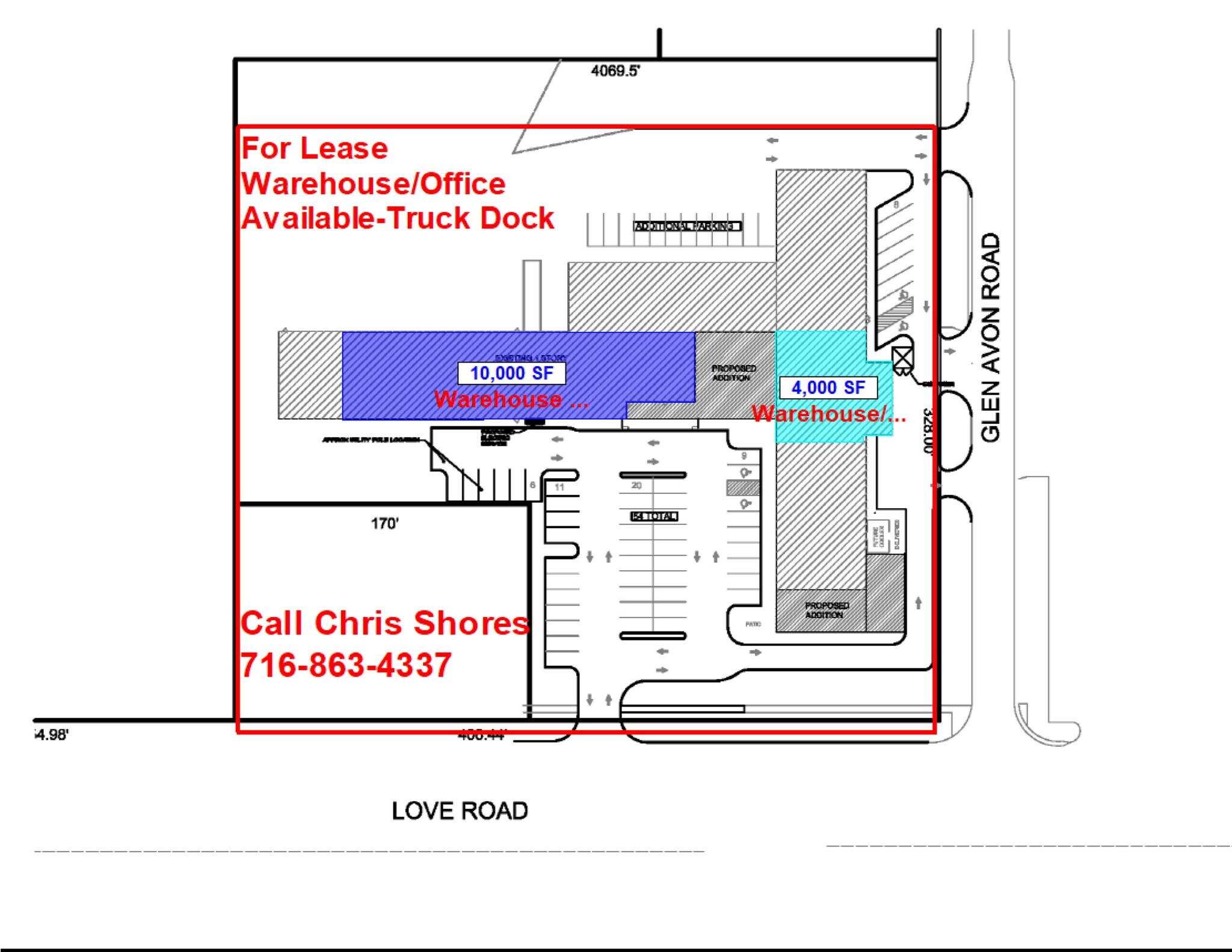 1815 Love Rd, Grand Island, NY for lease Site Plan- Image 1 of 1