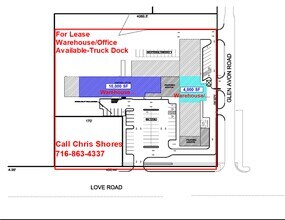 1815 Love Rd, Grand Island, NY for lease Site Plan- Image 1 of 1