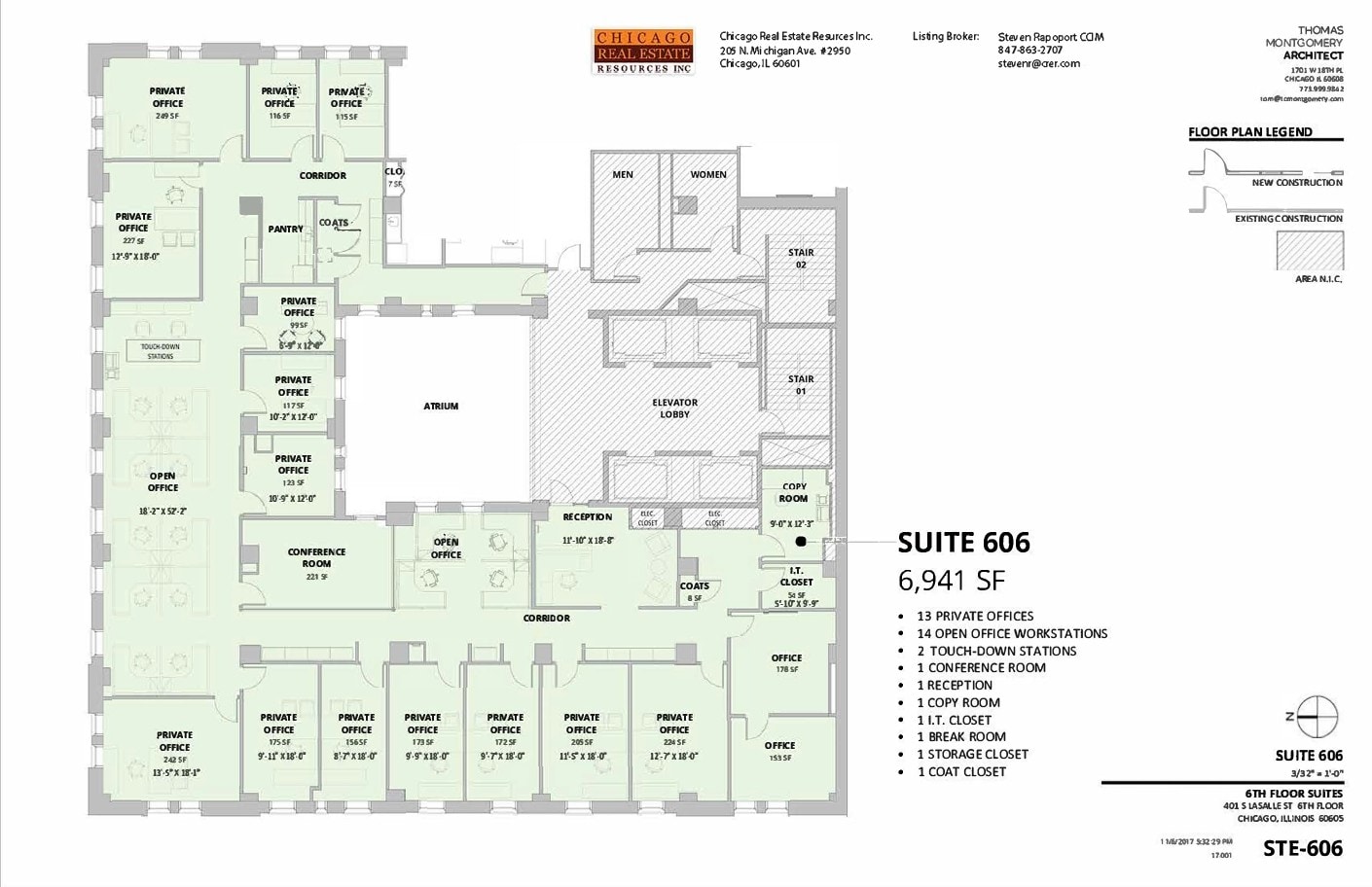 401 S LaSalle St, Chicago, IL for lease Floor Plan- Image 1 of 5