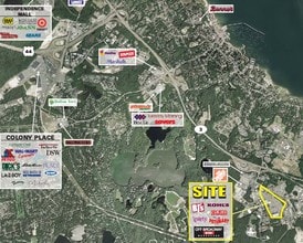 10 Shops At 5 Way, Plymouth, MA - Aérien  Vue de la carte - Image1