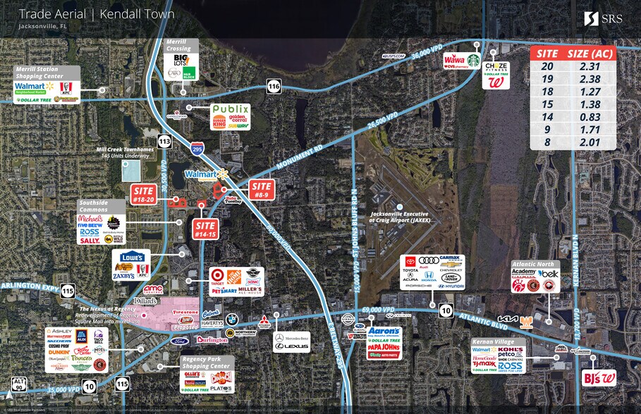 NWC I-295 & Monument Jacksonville FL rd, Jacksonville, FL for sale - Building Photo - Image 2 of 3