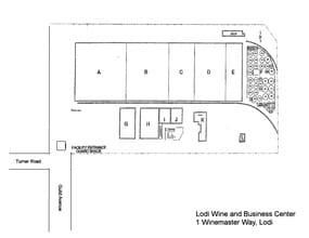 1 Wine Master Way, Lodi, CA for lease Site Plan- Image 1 of 2