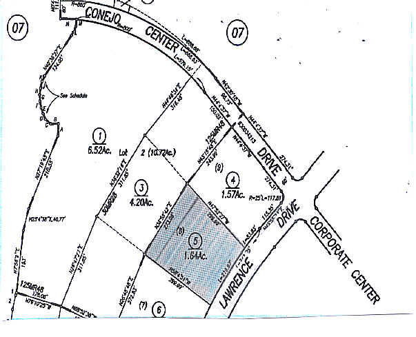 1355 Lawrence Dr, Newbury Park, CA for lease - Plat Map - Image 2 of 4