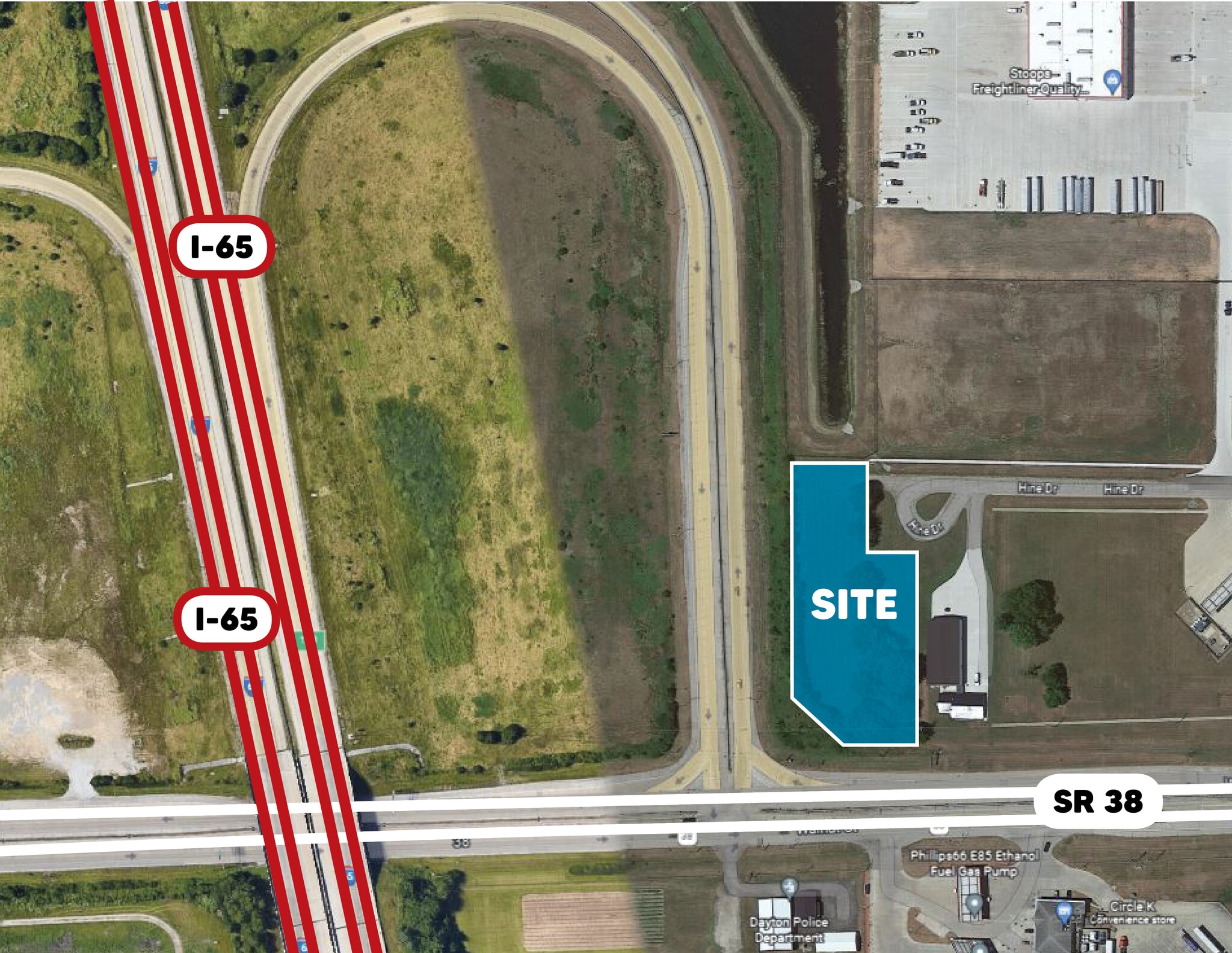 38 Sr, Dayton, IN à vendre Aérien- Image 1 de 2