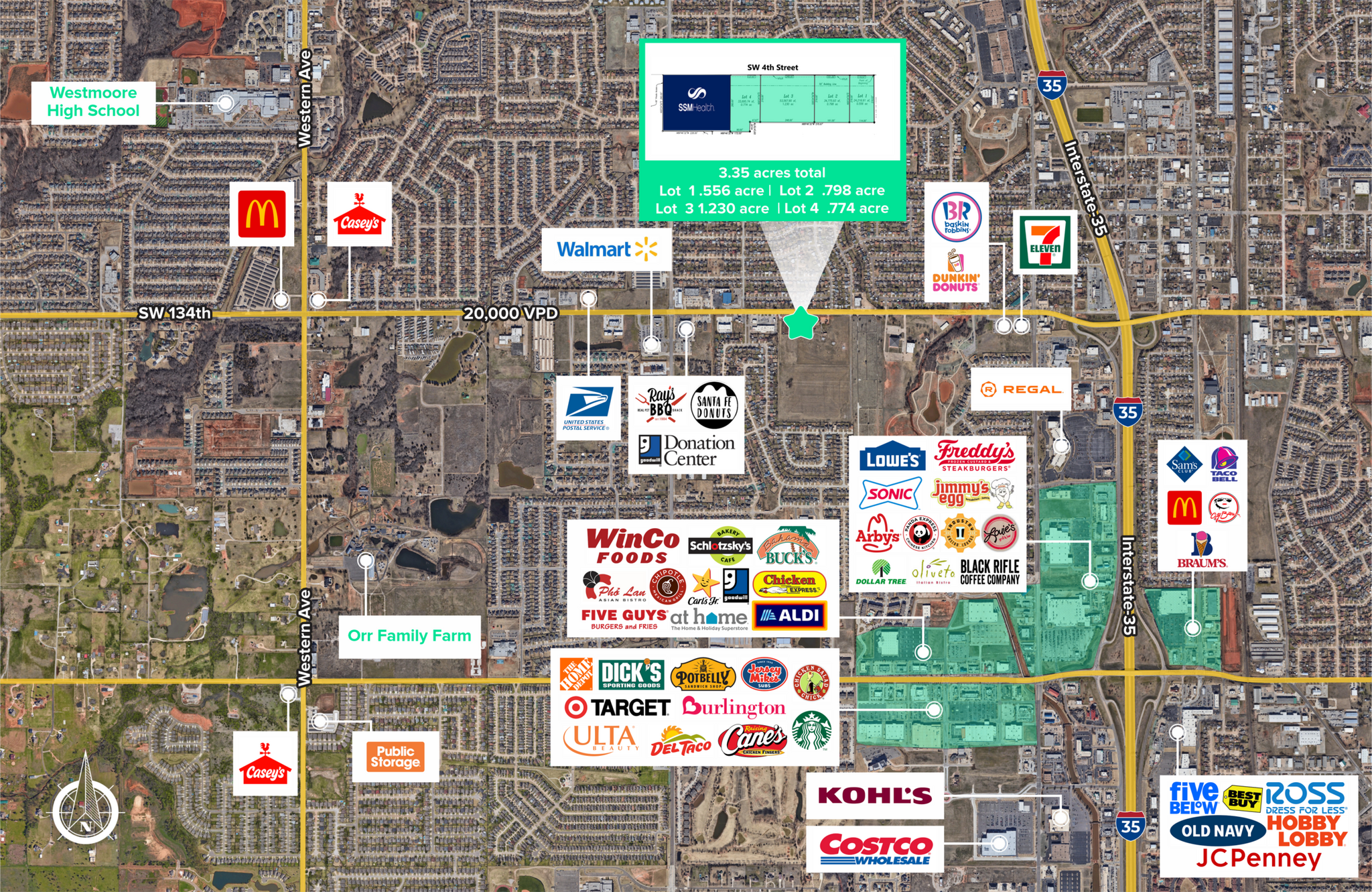 820 SW 4th St, Moore, OK à vendre Photo du bâtiment- Image 1 de 5