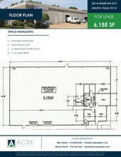 201-227 N Interstate 35 E, DeSoto, TX à louer Plan d’étage- Image 1 de 2