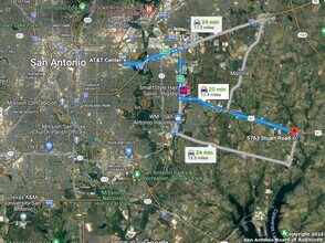 5673 Stuart Rd, San Antonio, TX - AERIAL map view