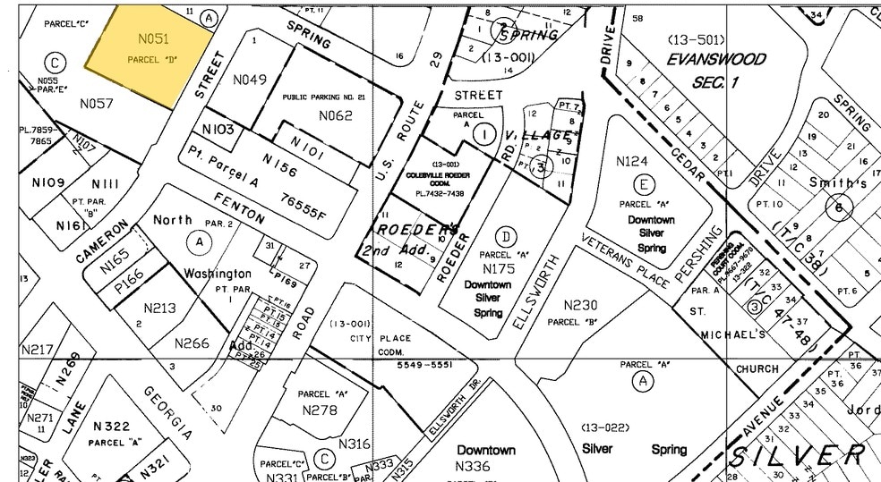 8710 Cameron St, Silver Spring, MD for lease - Plat Map - Image 2 of 162