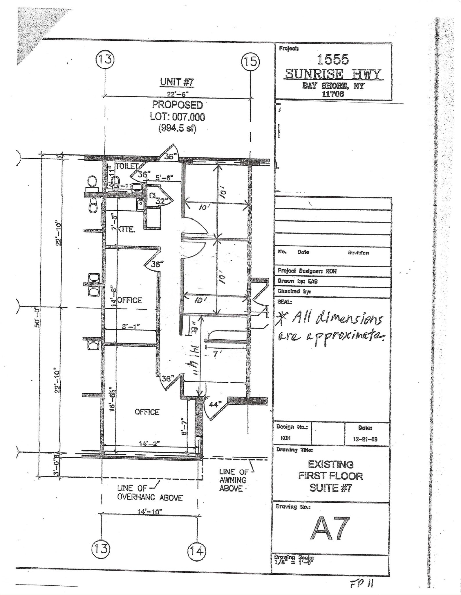 1555 Sunrise Hwy, Bay Shore, NY à louer Plan de site- Image 1 de 1