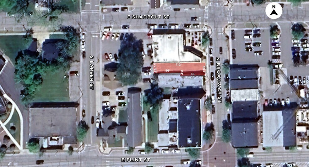 35 N Broadway St, Orion, MI à vendre - Aérien - Image 2 de 2