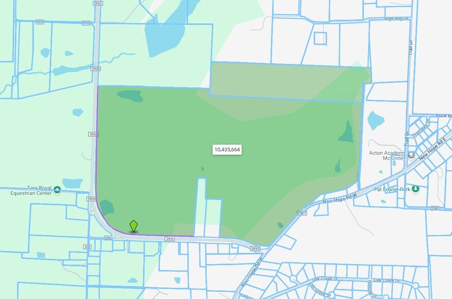 1687 FM 2933, McKinney, TX à vendre - Plan cadastral - Image 2 de 2
