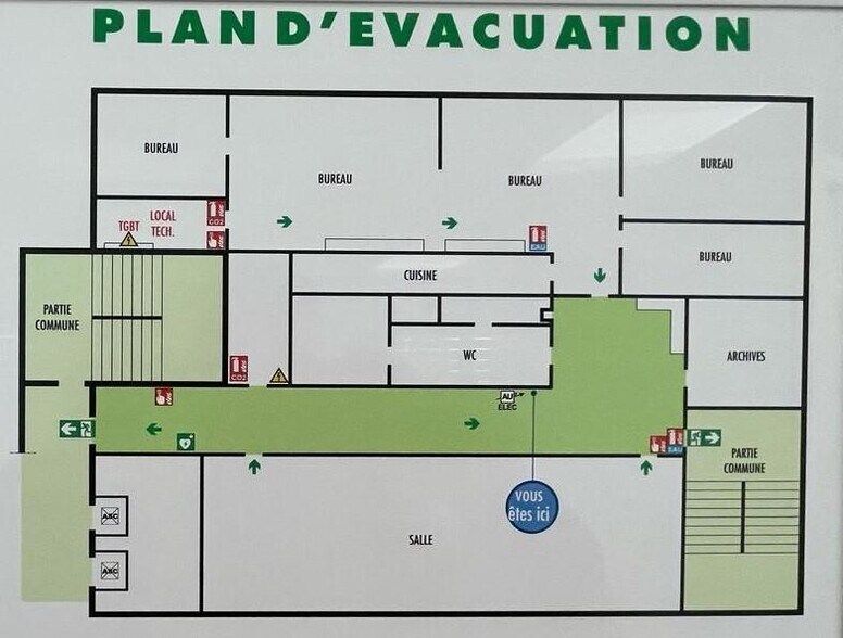 Bureau dans Noisy-le-Grand à louer - Plan d’étage - Image 2 de 9