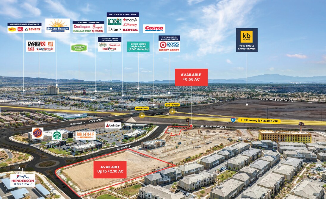NEC Stufflebeam Ave. & Vitality Dr., Henderson, NV à vendre Photo principale- Image 1 de 6