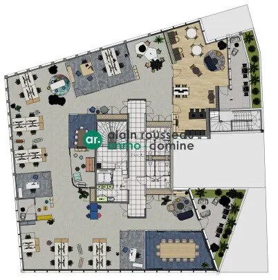 Bureau dans Angers à vendre - Plan d’étage - Image 2 de 2