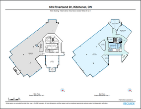 575 Riverbend Dr, Kitchener, ON for lease Floor Plan- Image 1 of 3