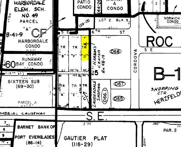 1041 SE 17th St, Fort Lauderdale, FL à louer - Plan cadastral - Image 2 de 6