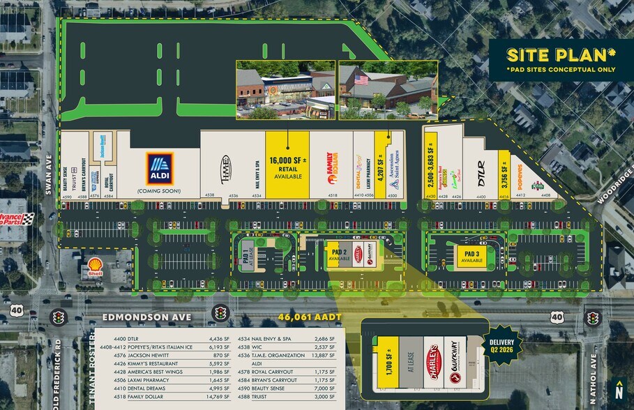 Edmondson Ave, Baltimore, MD à louer - Plan de site - Image 2 de 3