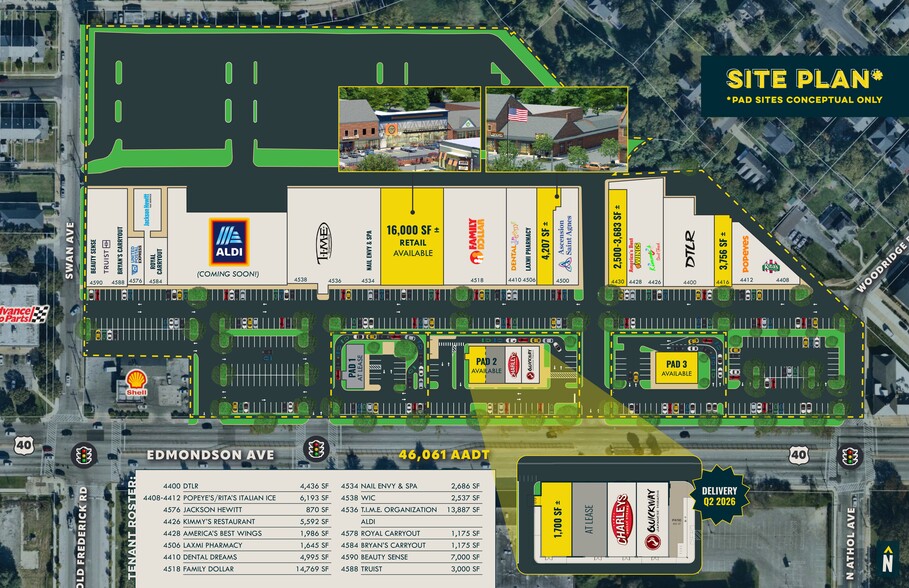 Edmondson Ave, Baltimore, MD for lease - Site Plan - Image 2 of 3